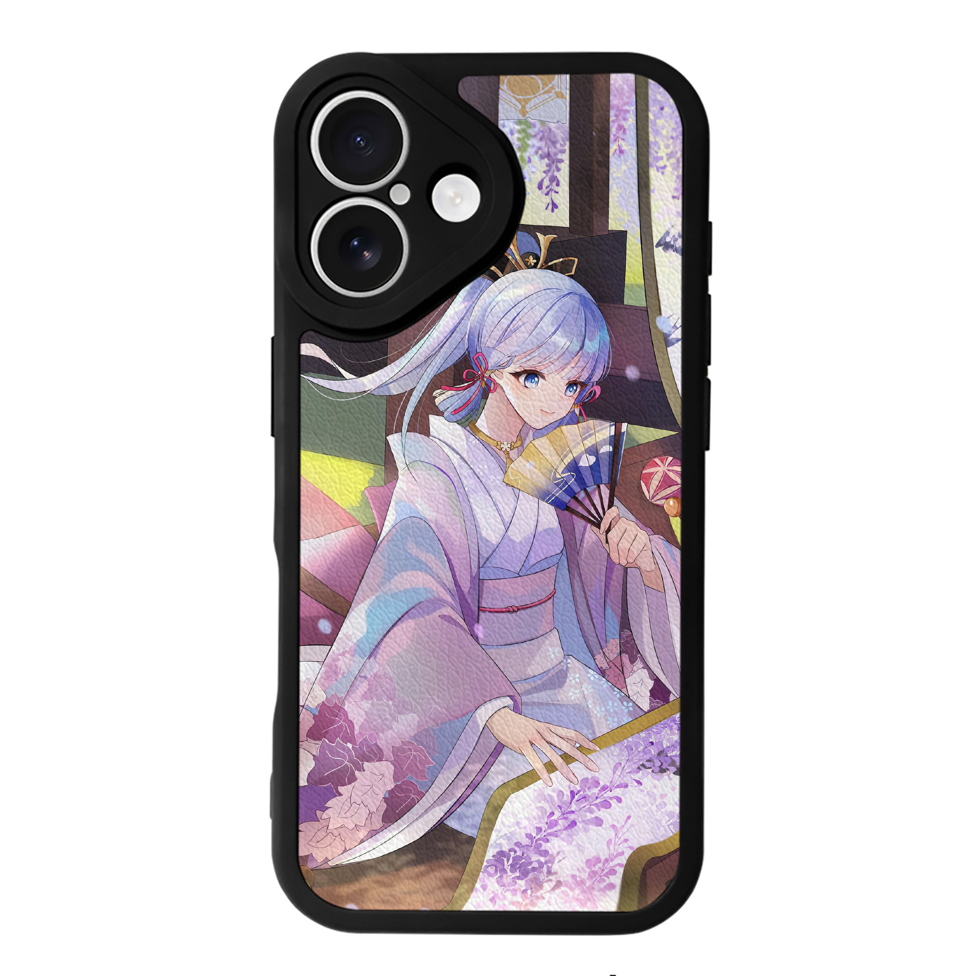げんし神 genshin 【iPhone 16シリーズ対応】シリコンスマホケース（レザー調） 材質：シリコン